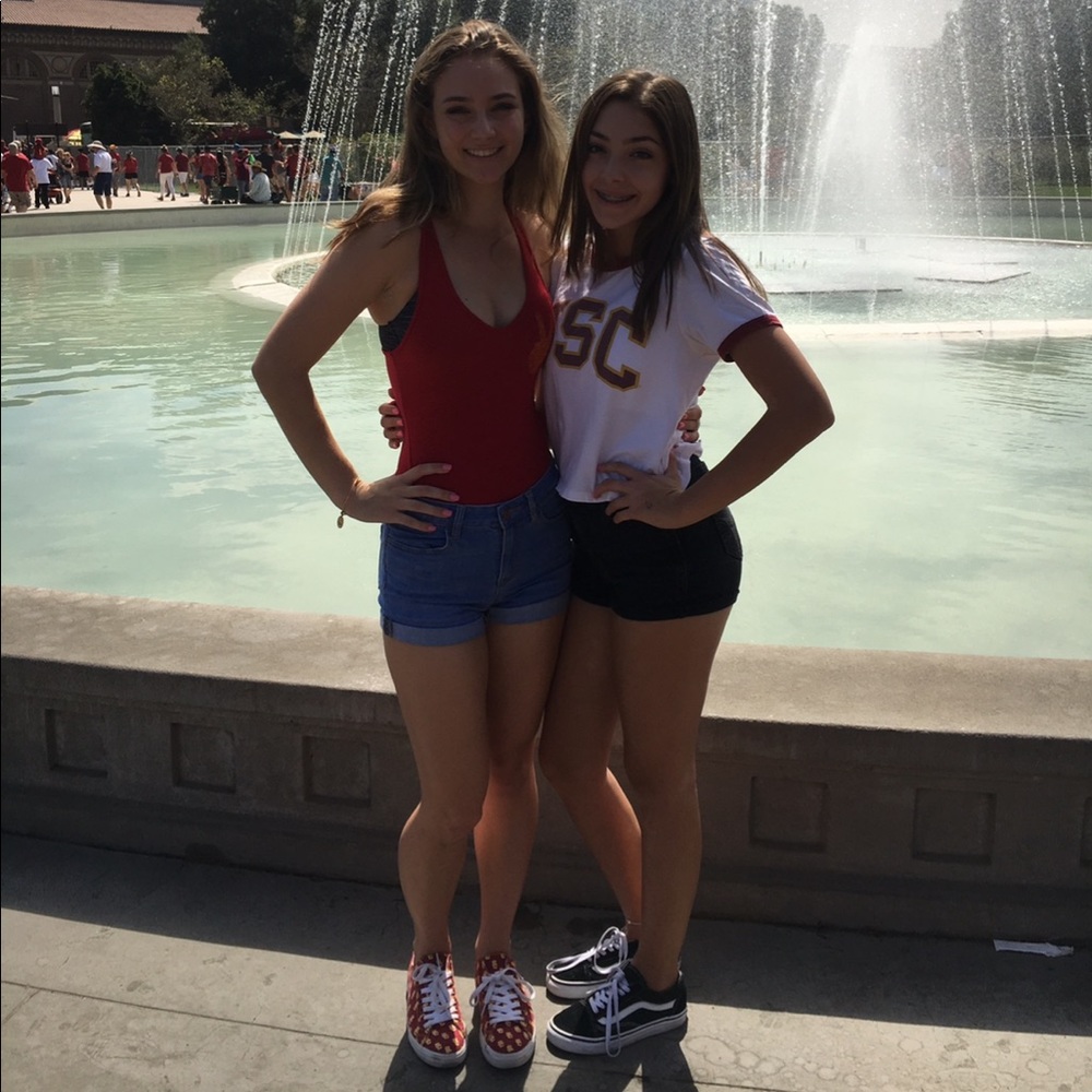 USC red bodysuit size small!